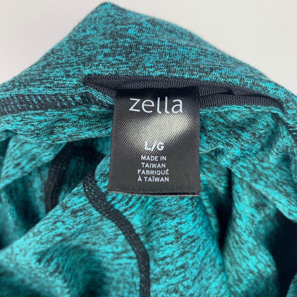 ZELLA | Green/Black Cropped Leggings - L - Picture 3 of 5